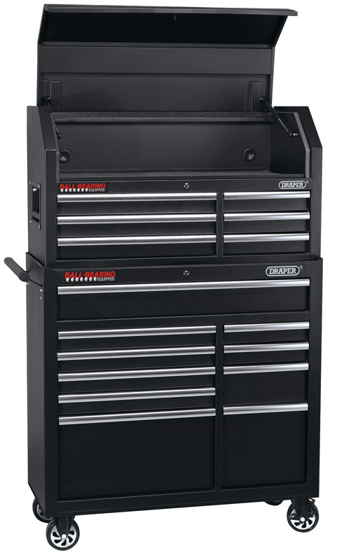 Draper 60656 42" Combined Roller Cabinet and Tool Chest (16 Drawer)