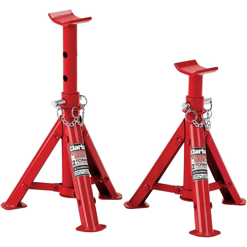 Clarke CAX2TF 2 Tonne Folding Axle Stands - 7600015