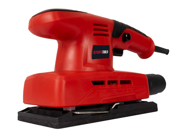 Olympia OLPOS135 Orbital Sander, Red