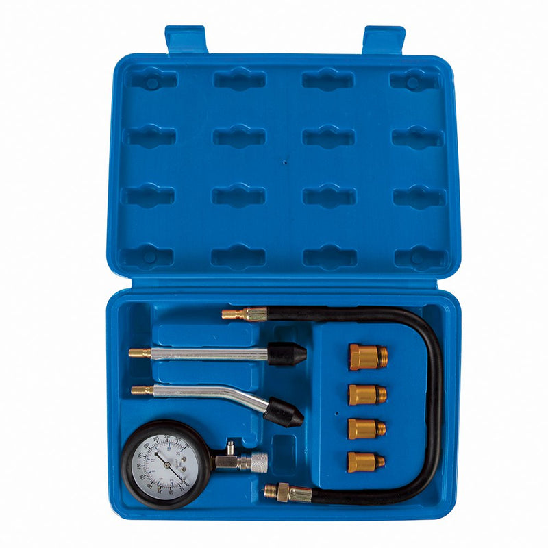 Silverline Petrol Engine Compression Test Kit 8pce 0 - 300psi (953656)