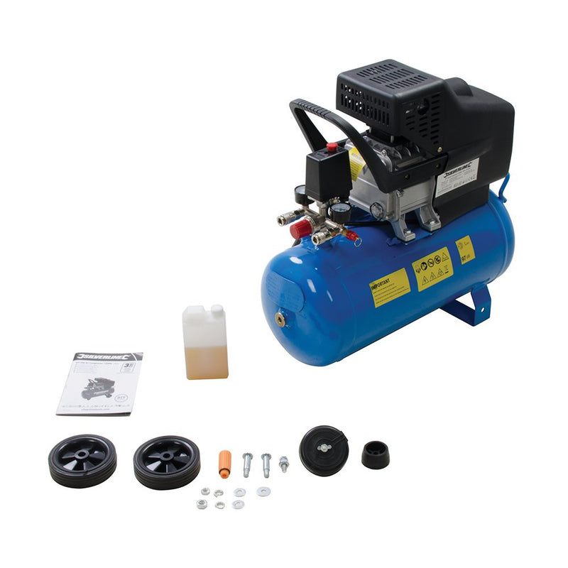 Silverline 357345 DIY 2hp Air Compressor 1500W 50L