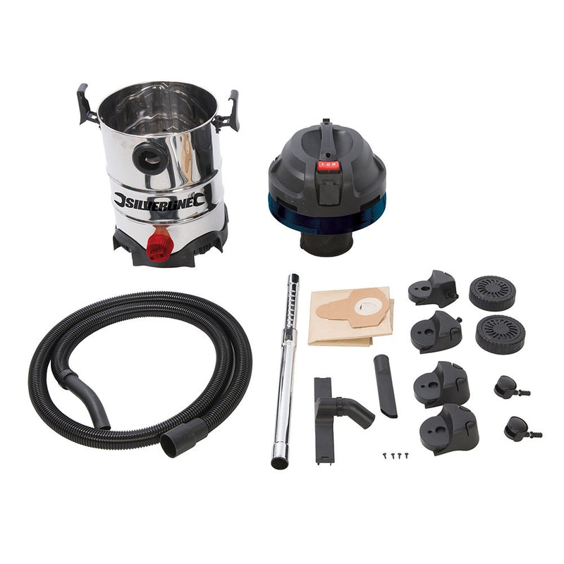 Silverline Tools 575803 Silverstorm Wet & EU Dry Vacuum Cleaner 30 Litre