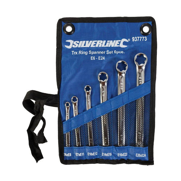 Silverline Trx Ring Spanner Set 6pce