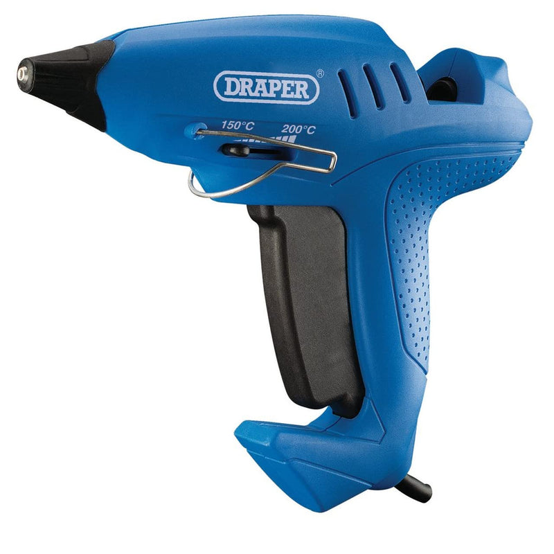 Draper 83661 Storm Force Variable Heat Gun with Six Glue Sticks (400W) 400 W 230 V , Blue