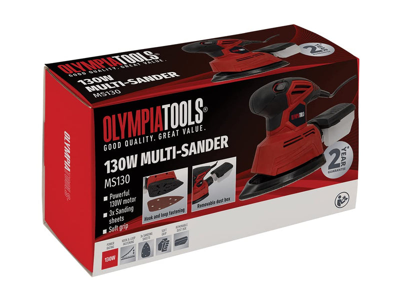 Olympia Tools OLPMS130 130W Multi-Sander