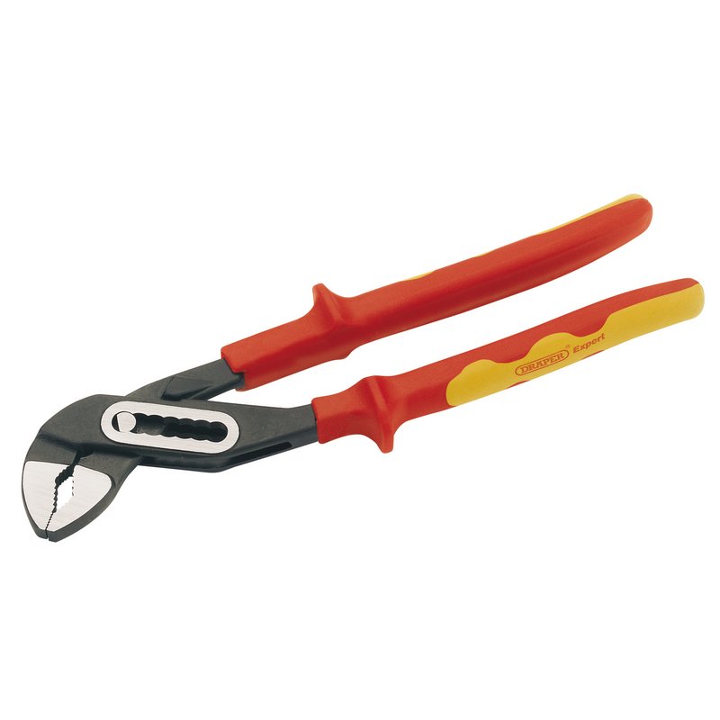 Draper VDE Approved Fully Insulated Waterpump Pliers, 250mm 69184