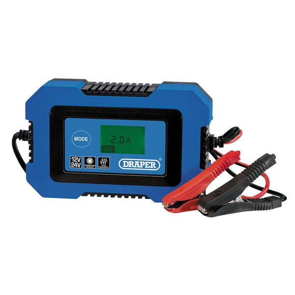 Draper 12/24V Battery Charger 70547