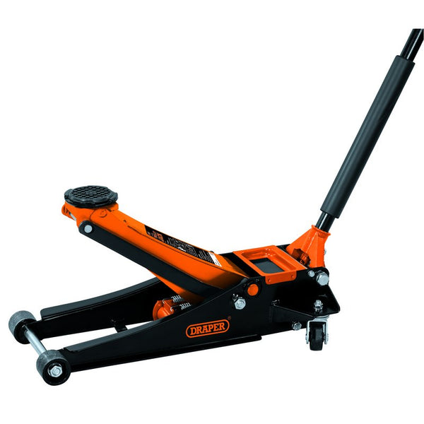 Draper Low Entry Trolley Jack, 2.25 Tonne, Orange 70942