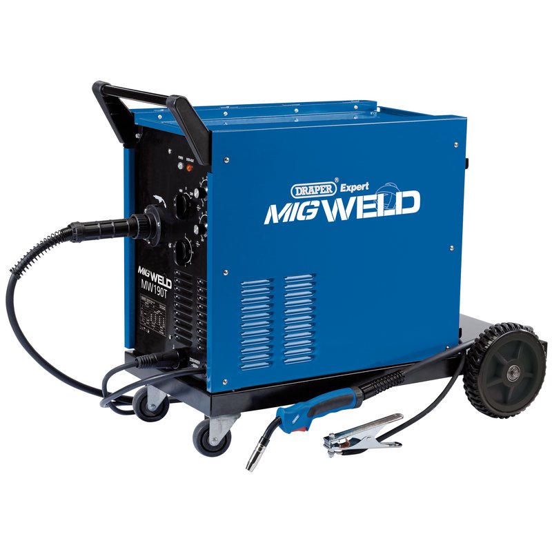 Draper Gas/Gasless MIG Welder, 180A 71092