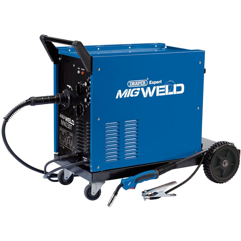 Draper Gas/Gasless MIG Welder, 220A 71093