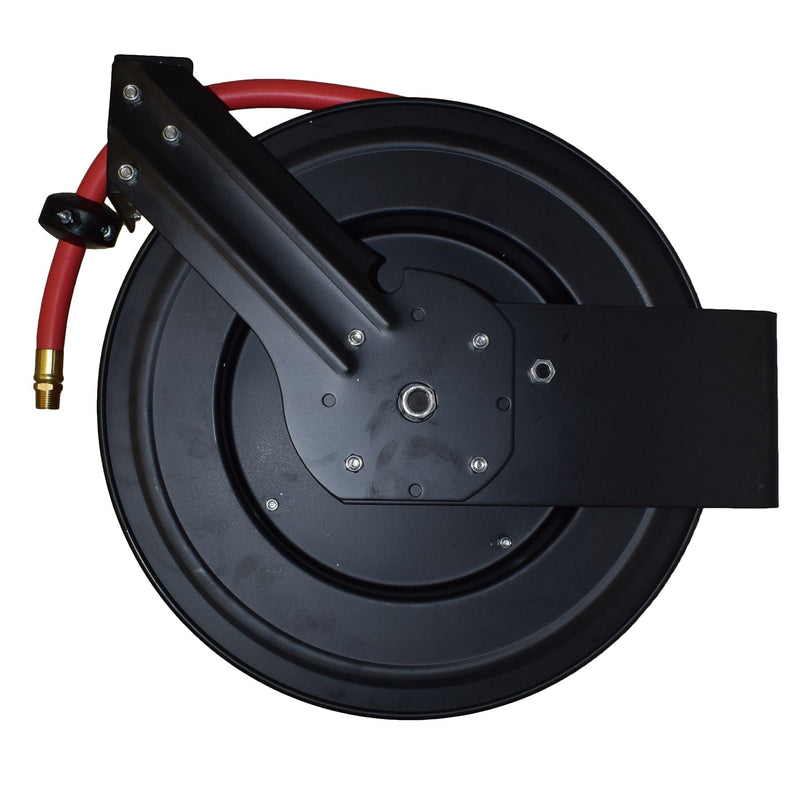 Retractable 50ft Air Hose on Reel 1/2 BSP Spring Rewind Wall Mountable BSP AT455