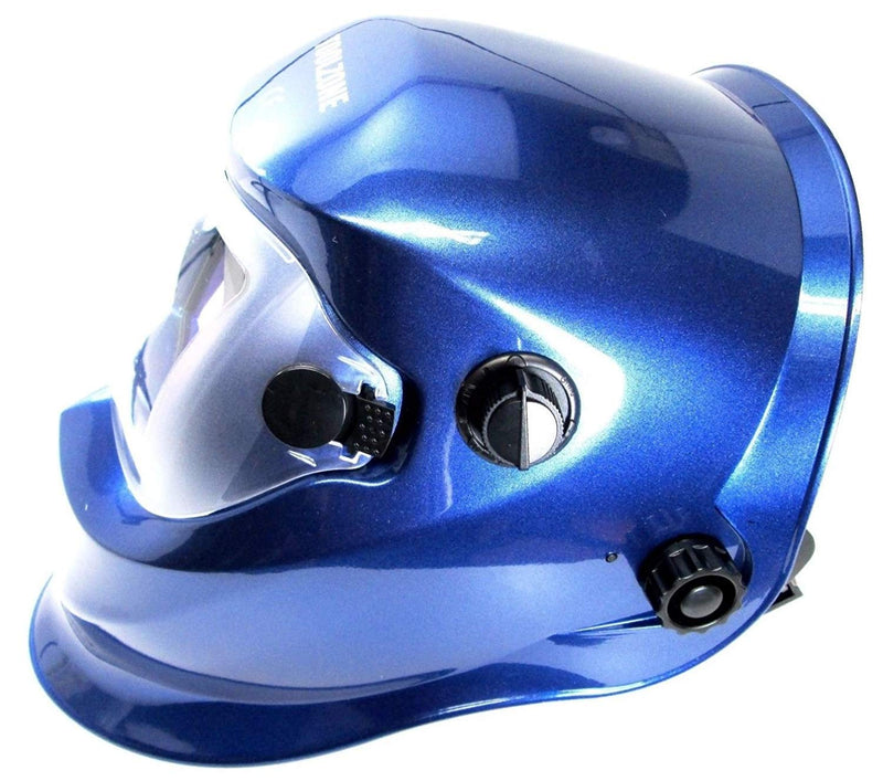 Auto Darkening Blue Welders Helmet Mask Welding Grinding Function MIG TIG ARC WH010B