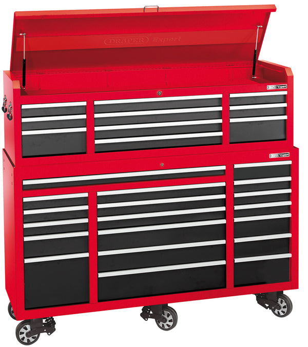 Draper Expert 72" Tool Chest and Roller Cabinet Combo Deal 74535