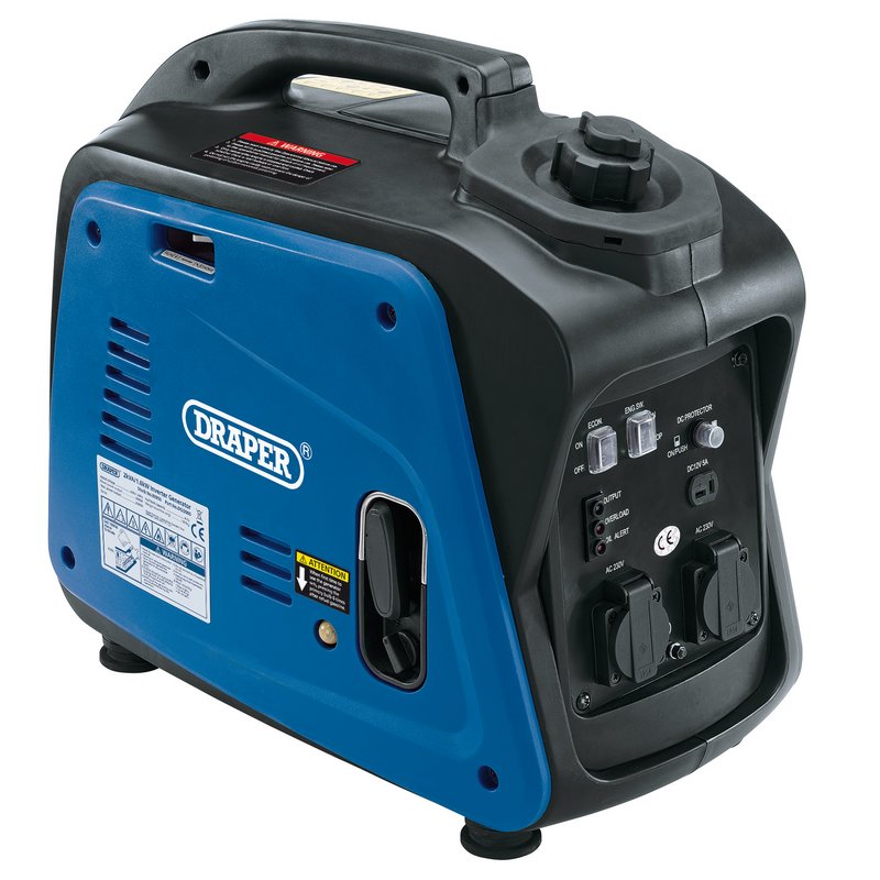 Draper Petrol Inverter Generator, 1700W 80956