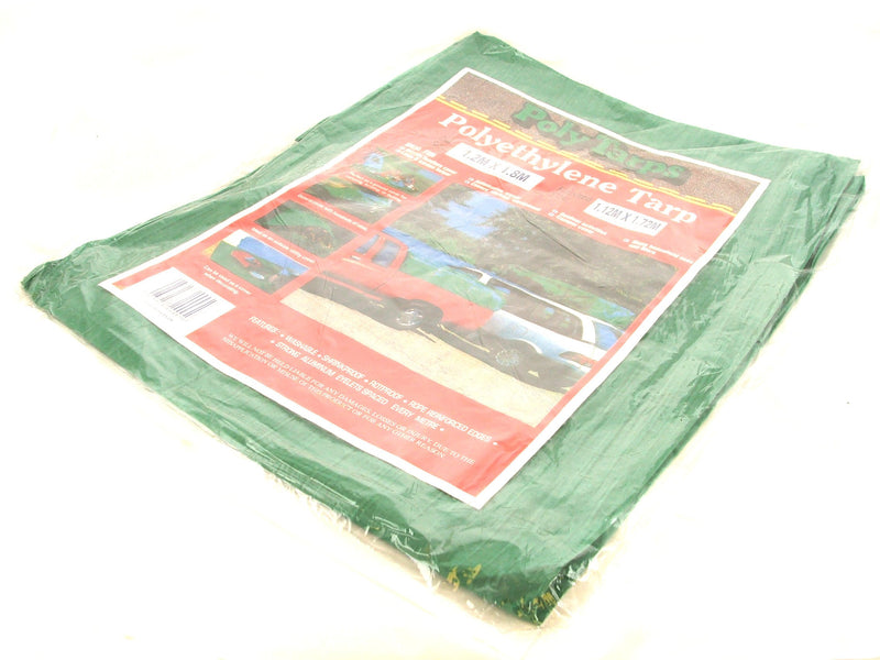 Toolzone 1.8m x 2.4m (6ft x 9ft) Green Tarpaulin