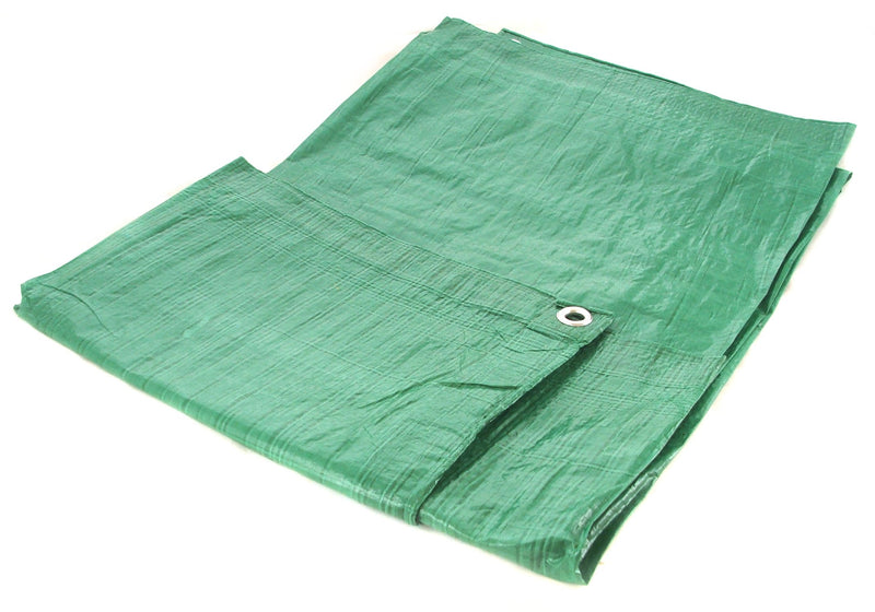 Toolzone 1.8m x 2.4m (6ft x 9ft) Green Tarpaulin