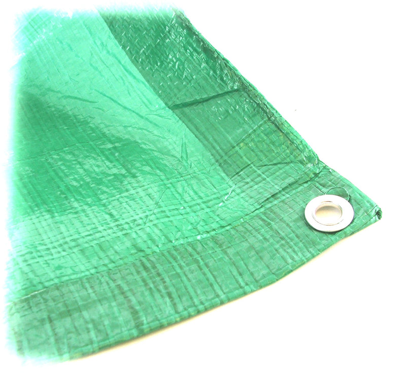 Toolzone 1.8m x 2.4m (6ft x 9ft) Green Tarpaulin