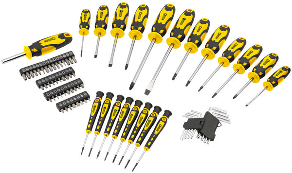 Draper 82843 Screwdriver and Bit Set (73 Piece)