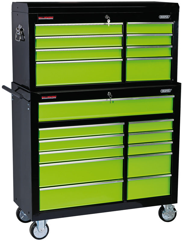 Draper 8 DRAWER TOOL CHEST & 11 DRAWER ROLLER CABINET 83269