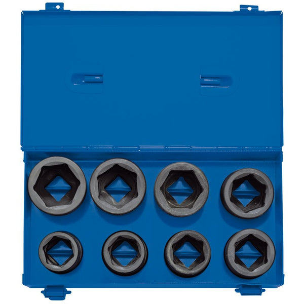 Draper Metric Impact Socket Set in Metal Case, 3/4" Sq. Dr. (8 Piece) 83272