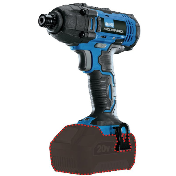 Draper Draper Storm Force&#174; 20V Cordless Impact Driver (Sold Bare) 89520