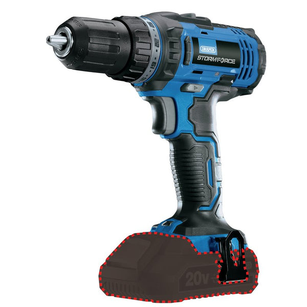 Draper Draper Storm Force&#174; 20V Drill Driver (Sold Bare) 89524