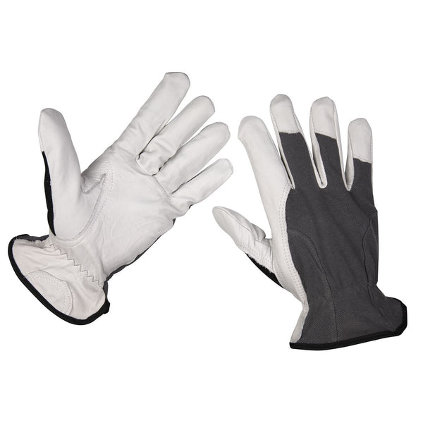 Sealey Worksafe&reg; Super Cool Hide Gloves, X-Large - Pair 9136XL