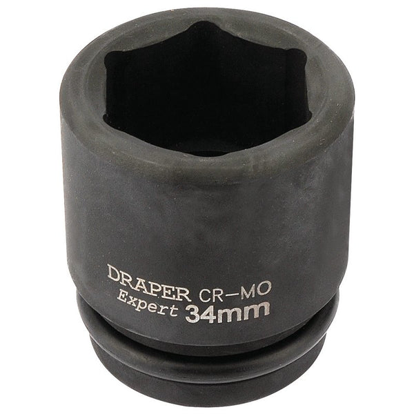 Draper HI-TORQ&#174; 6 Point Impact Socket, 3/4" Sq. Dr., 34mm 93267