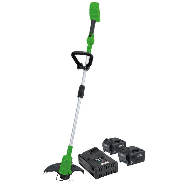 Draper D20 40V Grass Trimmer Kit, 2 x 5.0Ah Battery, 1 x Fast Charger 94580