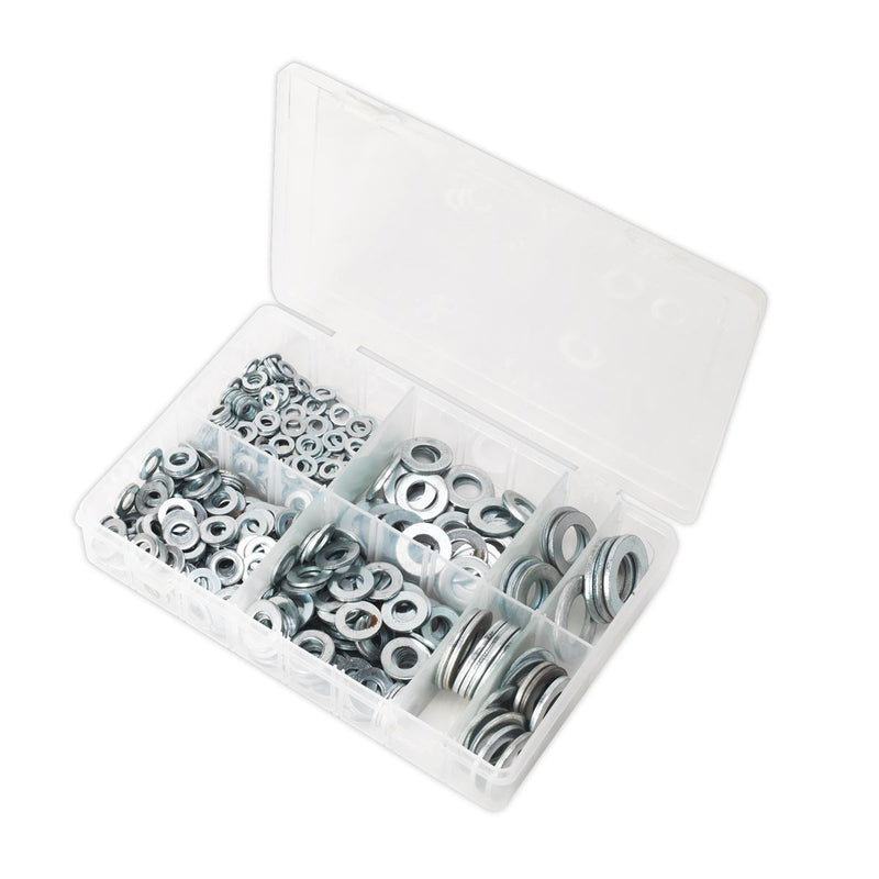 Sealey Flat Washer Assortment M6-M24 Form C 495pc AB056WC