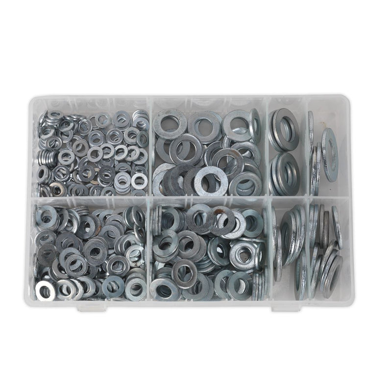 Sealey Flat Washer Assortment M6-M24 Form C 495pc AB056WC