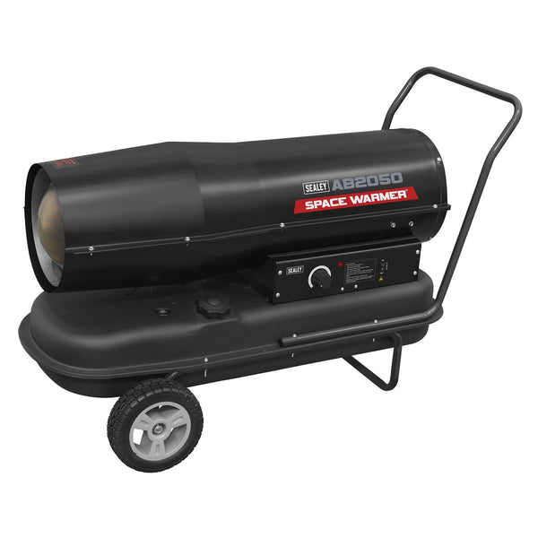 Sealey Space Warmer&reg; Kerosene/Diesel Heater with Wheels 205,000Btu/hr AB2050