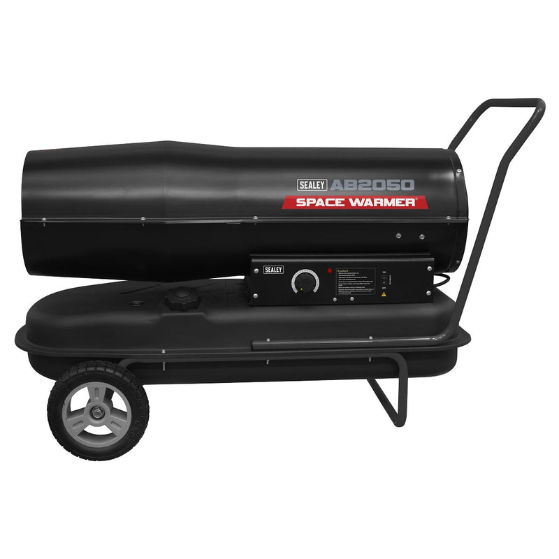 Sealey Space Warmer&reg; Kerosene/Diesel Heater with Wheels 205,000Btu/hr AB2050