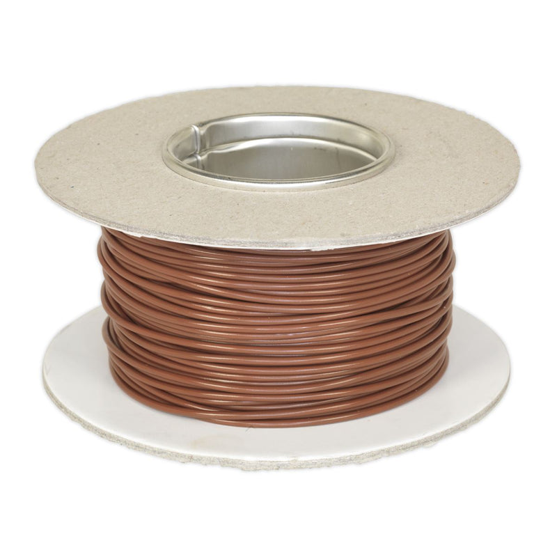 Sealey AC3220BN Automotive Cable Thin Wall Single 1mm� 32/0.20mm 50m Brown