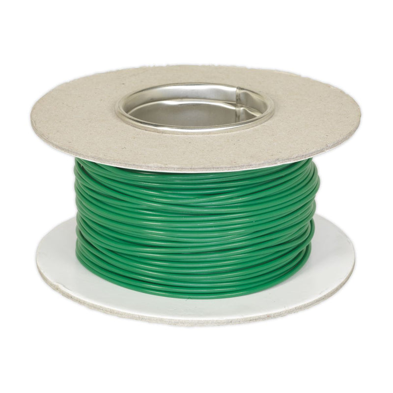 Sealey AC3220GR Automotive Cable Thin Wall Single 1mm� 32/0.20mm 50m Green