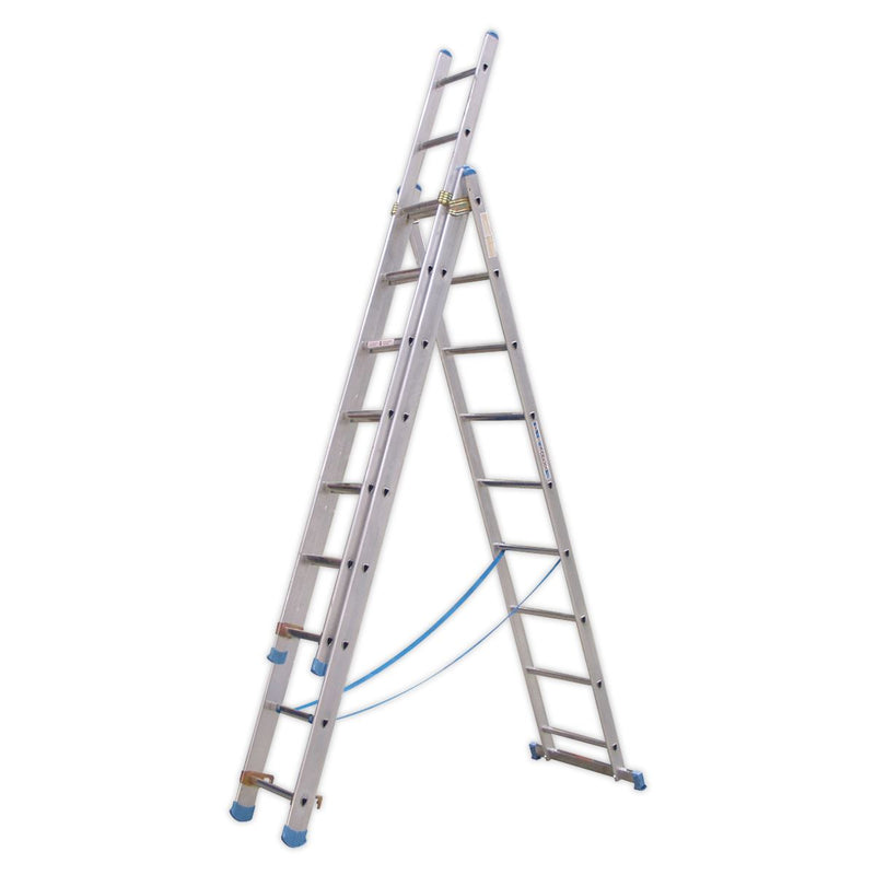 Sealey Extension Combination Ladder 3 x 9 Aluminium - BS EN 131 ACL3