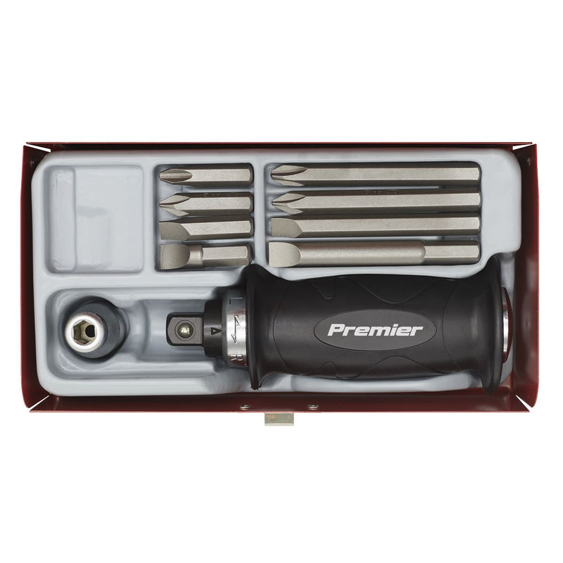 Sealey Premier Impact Driver Set with Protection Grip 10pc AK2082