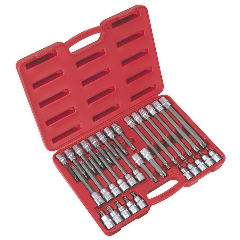 Sealey Premier TRX-Star* Socket Bit Set 1/2"Sq Drive 32pc AK2194