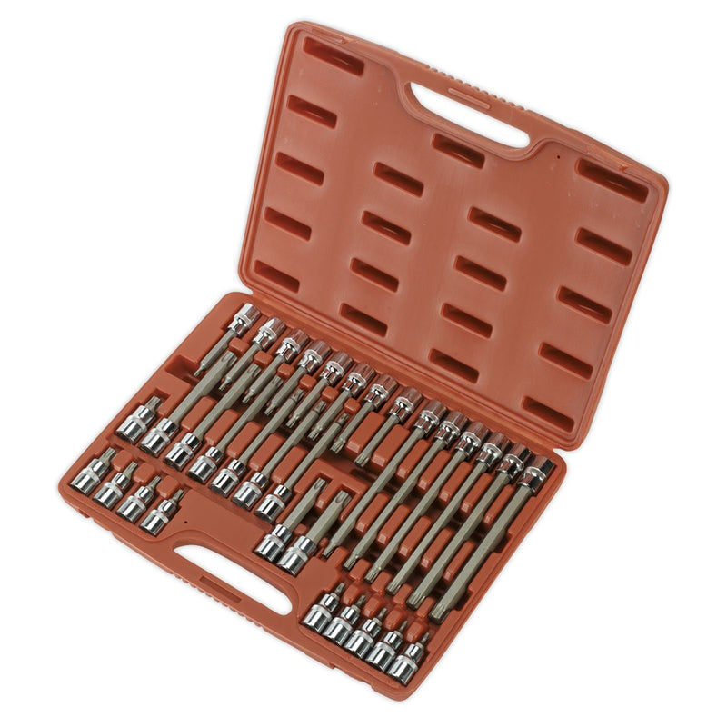 Sealey Premier TRX-Star* Socket Bit Set 1/2"Sq Drive 32pc AK2194