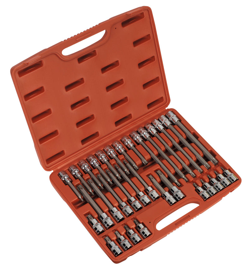 Sealey Premier TRX-Star* Socket Bit Set 1/2"Sq Drive 32pc AK2194