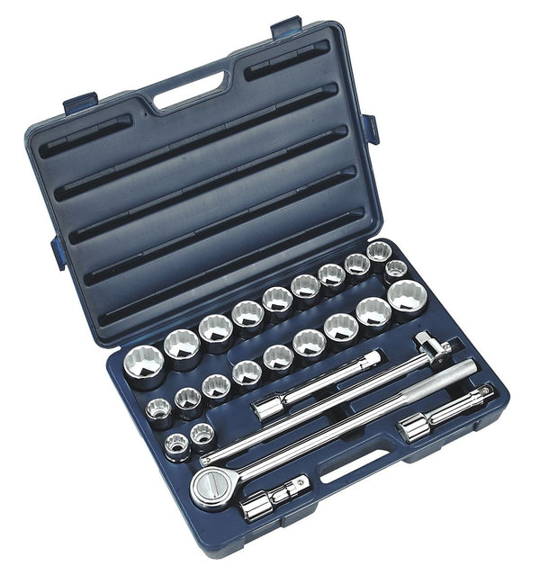 Sealey Premier Metric/Imperial Socket Set 3/4"Sq 12-Point 26pc AK2582