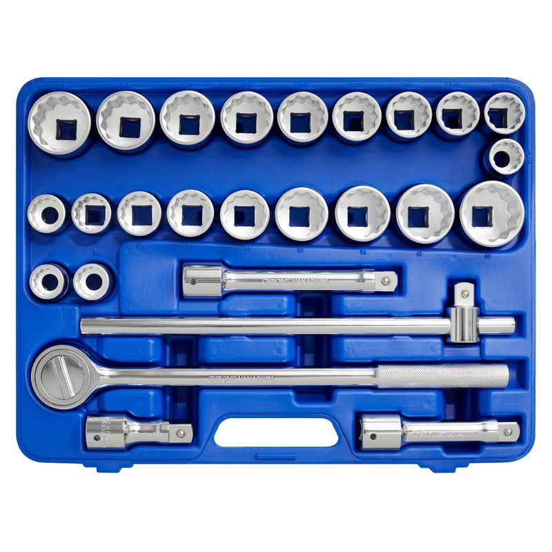 Sealey Premier Metric/Imperial Socket Set 3/4"Sq 12-Point 26pc AK2582