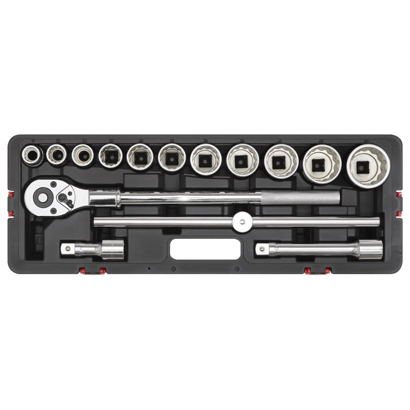 Sealey Premier Socket Set 3/4"Sq Drive 12-point 15pc AK2583