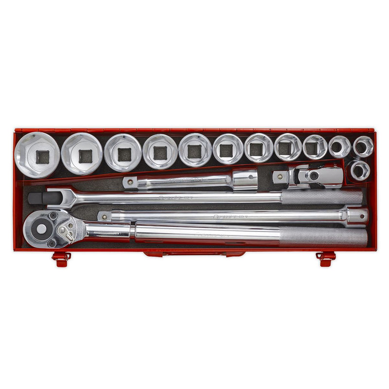 Sealey Premier Socket Set 3/4"Sq Drive 17pc AK2597