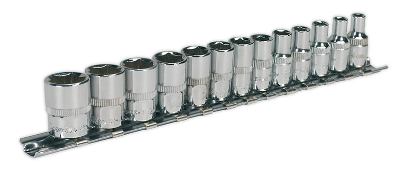 Sealey Premier Socket Set 1/4"Sq Drive 13pc AK2691