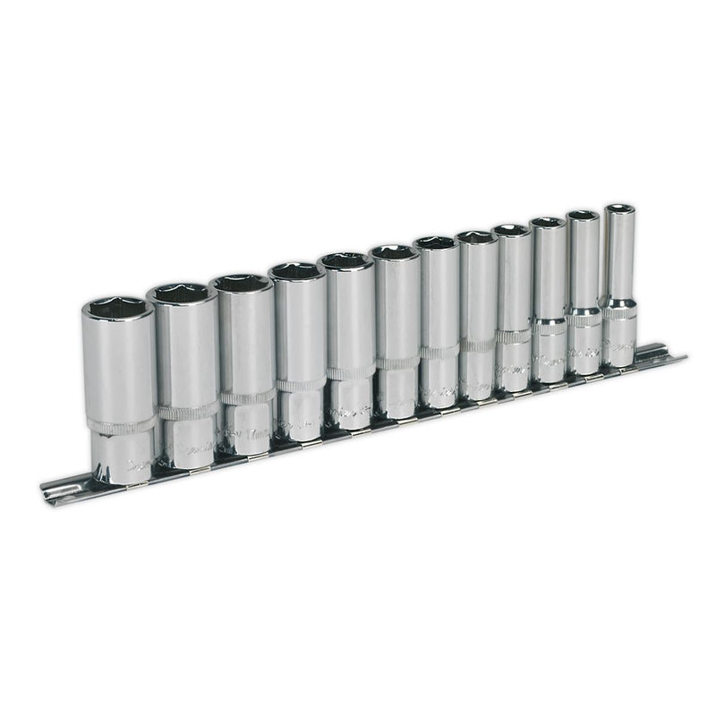 Sealey Premier Deep Socket Set 3/8"Sq Drive 12pc AK2694