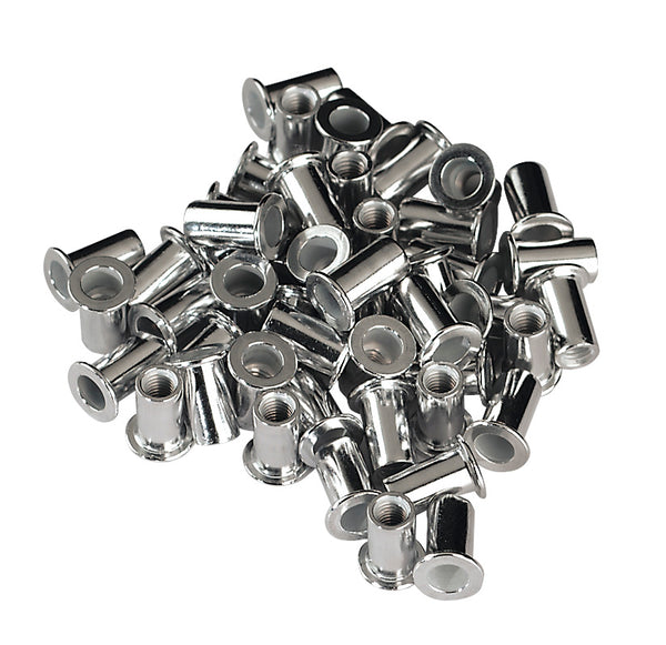 Sealey AK396/1 Rivet Nut Flat Head Aluminium M3 x 0.5mm (0.25-1.5mm Cap) Pack of 50