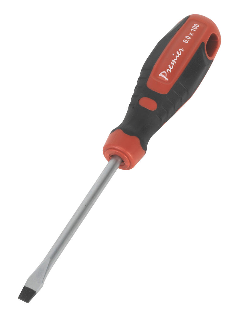 Sealey AK4300/14 Screwdriver Slotted 6 x 100mm GripMAX&reg;