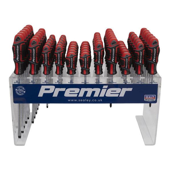 Sealey Premier GripMAX&reg; Individual Screwdrivers Countertop Display 66pc AK4369DS
