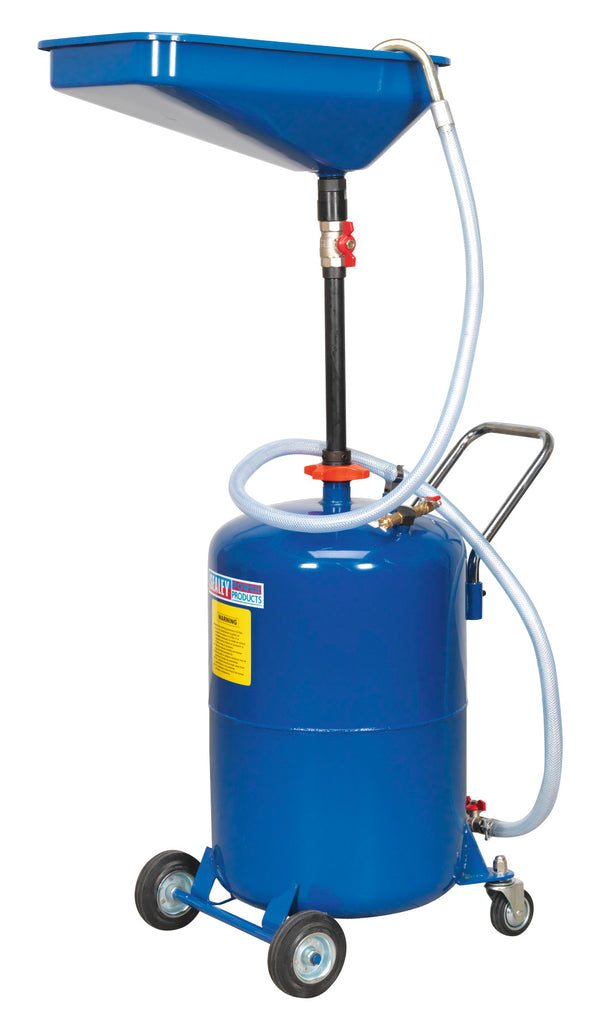 Sealey Air Discharge Mobile Waste Oil Drainer 65L AK451DX